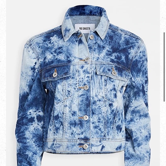 Tie-Dye Denim Jacket - Picture 2 of 7